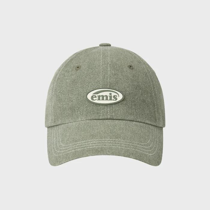 MINI RUBBER PATCH PIGMENT BALL CAP-OLIVE