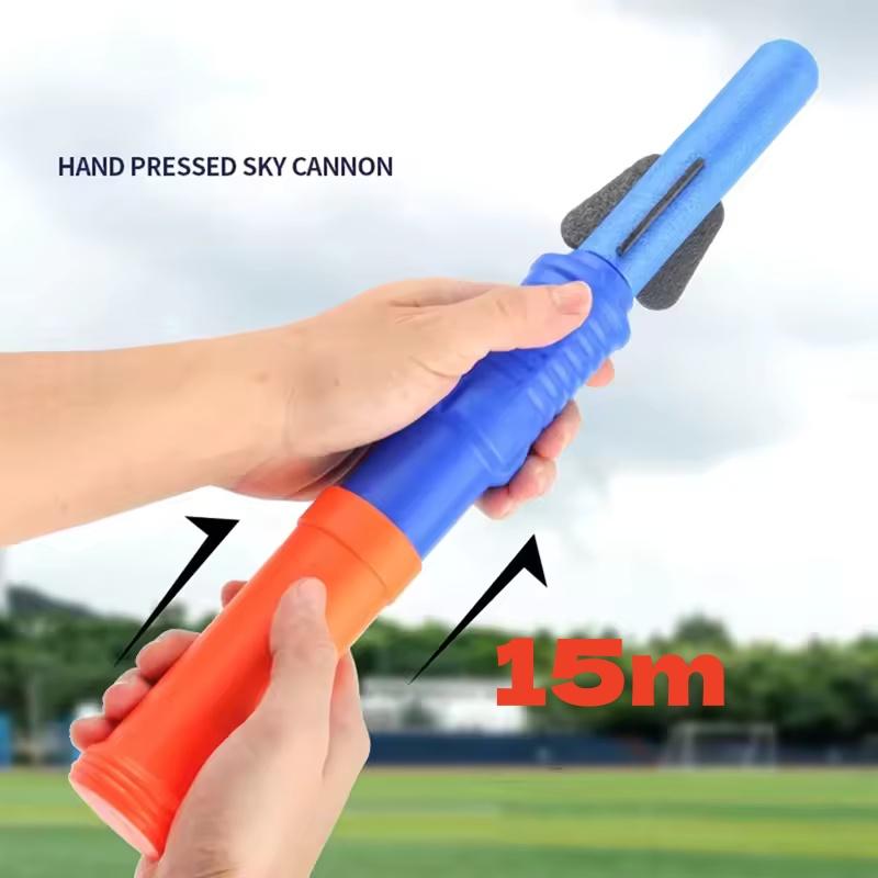 Hand-Propelled Rocket Launcher Toy Set Foam Rocket Children Outdoor Birthday Gift Funny Summer Garden Game Party Discount