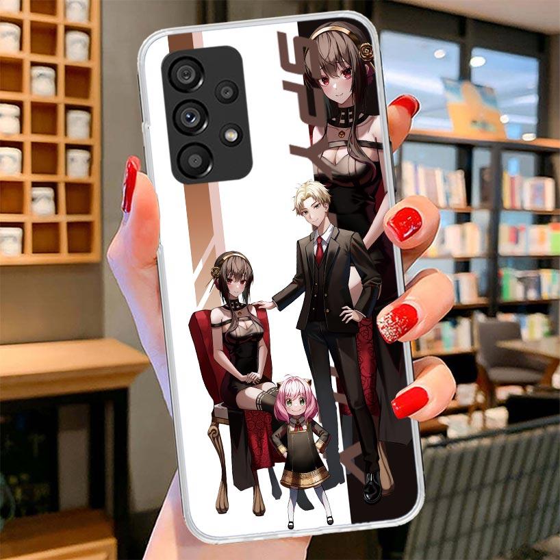 Anime Spy Family Anya Phone Case For Samsung Galaxy A17 A37 A57 A16 A26 A36 A56 A15 A25 A35 A55 A14 A24 A34 A54 A13 A23 A33 A53