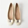 Diana Wellfit flache Schuhe mit niedrigem Absatz, Hergestellt in Japan, Weiß/Elfenbein, Größe 23,5 cm, 116335600011