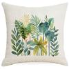 Summer Plant Leaves Pillow Simple Modern Tropical Plant Green Plant Pillow Sofa