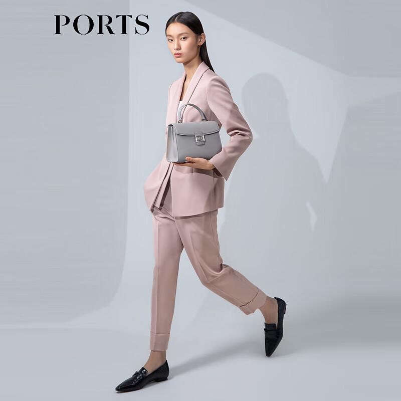 PORTS Women's Tapered Slim-Fit Commuter Trousers