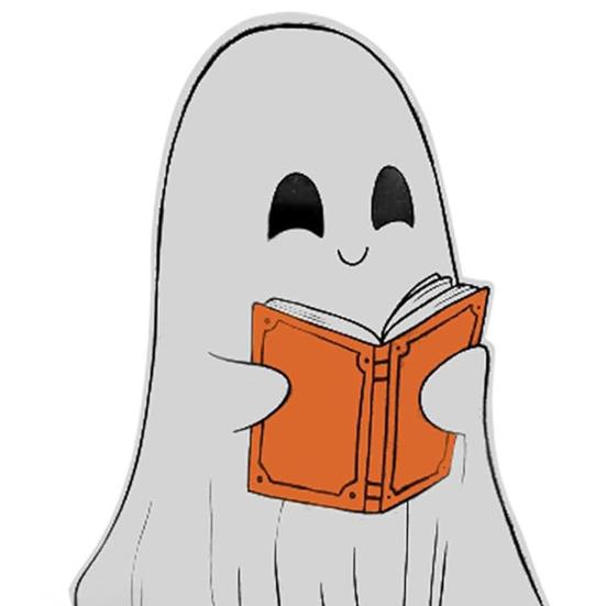 Clear Ghost Bookmark Cute Halloween Gothic Bookmarks Waterproof Creative Paper Cards Gift for Christmas Birthday