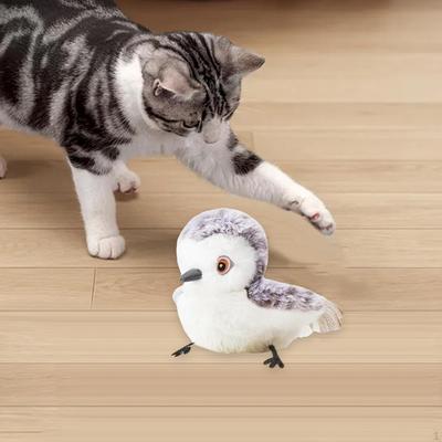 Flapping Bird Cat Activated 3 Modes Simulation for Bored Indoor Cats Electric Exercise Toy