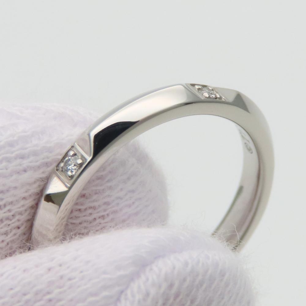 Używane TIFFANY&Co. Pierścionek True band EU#50 Platyna Pt950/diament 4,5g Platyna 5PD