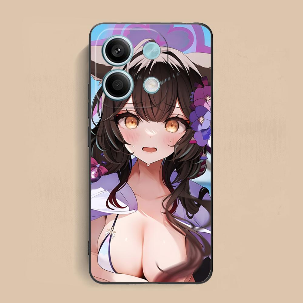 Blue Archive Kosaka Wakamo Phone Case for Xiaomi Redmi Note 14 13 12 11 S Pro Plus 4G 5G Colorful Printing Cover Cover Pretty