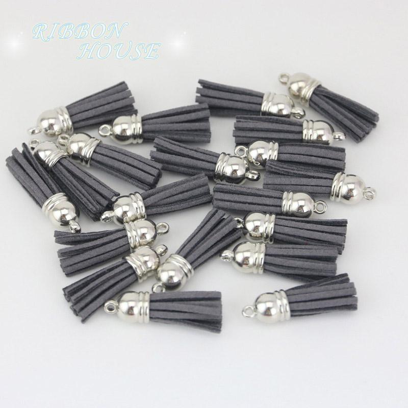 (20 pcs/lot) Tassel Vintage Leather Tassels Fringe for Purl Macrame DIY Jewelry Keychain Cellphone Straps Pendant