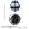 Aluminum Alloy Single Dose Hopper for Breville Coffee Grinder, Blower for Breville 870, BES875, BES878, BES880