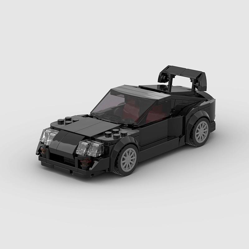 HEISS MOC Supra Mk4 Stadtauto Sportfahrzeug Rennfahrer Sport Bausteine Ziegel Rennsport Supercar Kinderspielzeug Geschenk Jungen