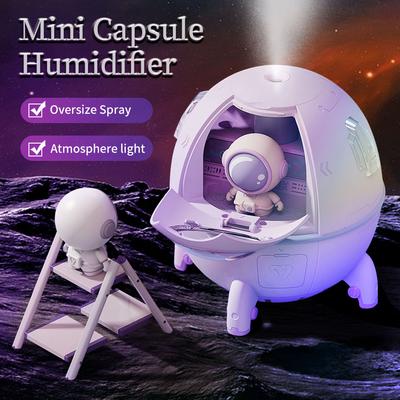 Raumkapsel-Luftbefeuchter, 220 ml, bunte Nachtlampe für Geburtstag, Weihnachtsgeschenk, Dekoration für Zuhause, Schlafzimmer, Atmosphärenbeleuchtung