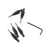 6PCS HSS Steel 4241 Counterbore Drill Bit Kit Woodworking Drill Bit Set  Woodworking Use