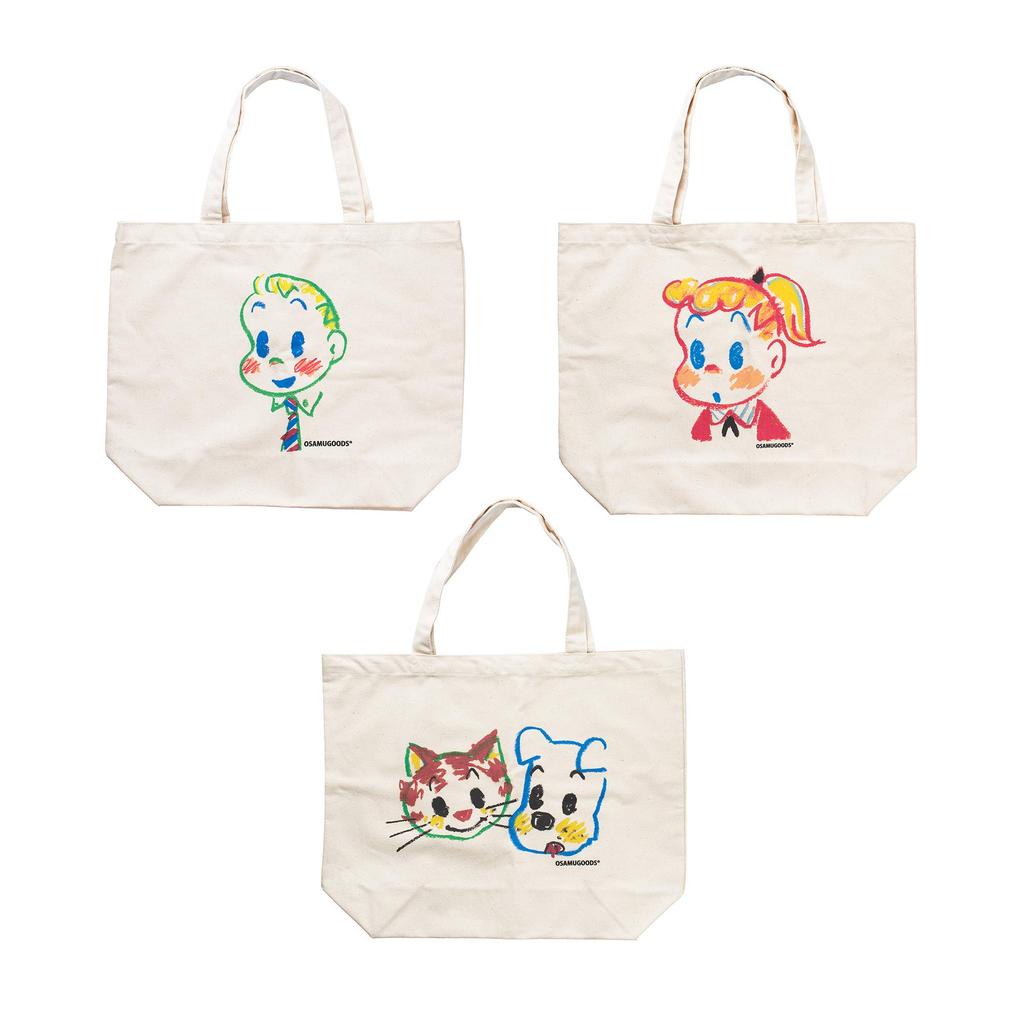 OSAMU GOODS Big Tote Bag CAT & DOG CKOS012-3
