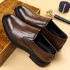 Hot Sale Casual Leather Shoes Men's Classic Dress Men's Shoes Single Shoes High-end Wedding Shoes Flow Fashion Shoes