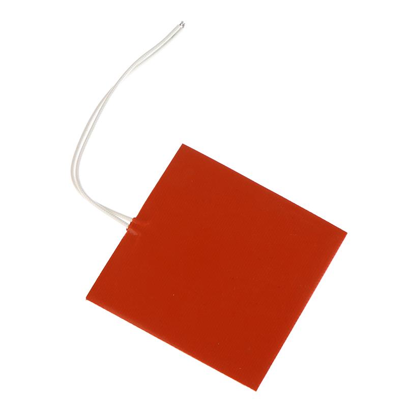 40W 12V Silicone Heating Pad Square Rubber Heat Mat Heated Bed Plate Flexible Waterproof 3D Printer