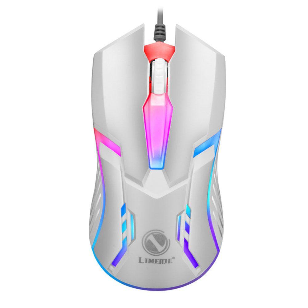 

Мышь USB с подсветкой Компьютерная периферия Бесшумные мыши Проводная мышь Компьютерные мыши Мыши Bluetooth-мышь белый