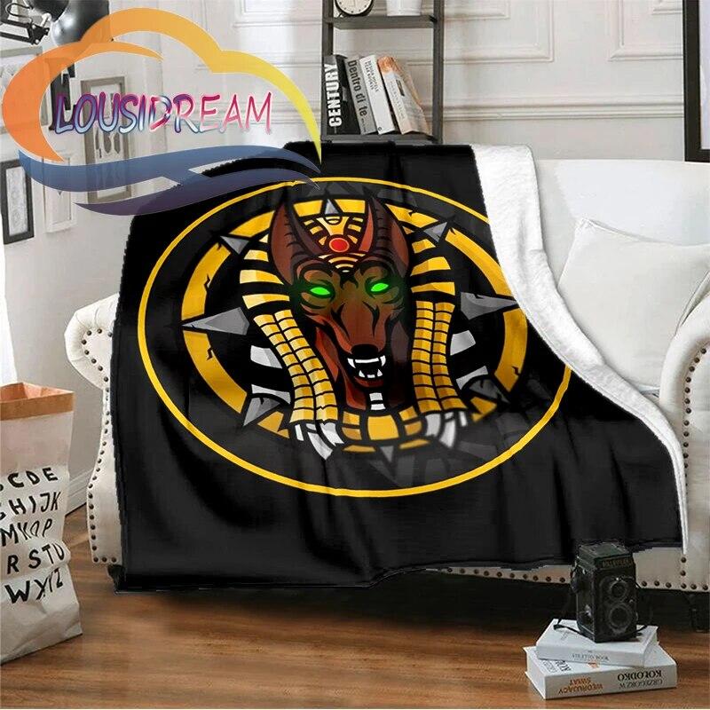 Horus Ancient Egyptian Mythology Blanket Fashion Flannel Fluffy Fleece Throw Blanket Children and Adult Gift Sofa Travel Camping