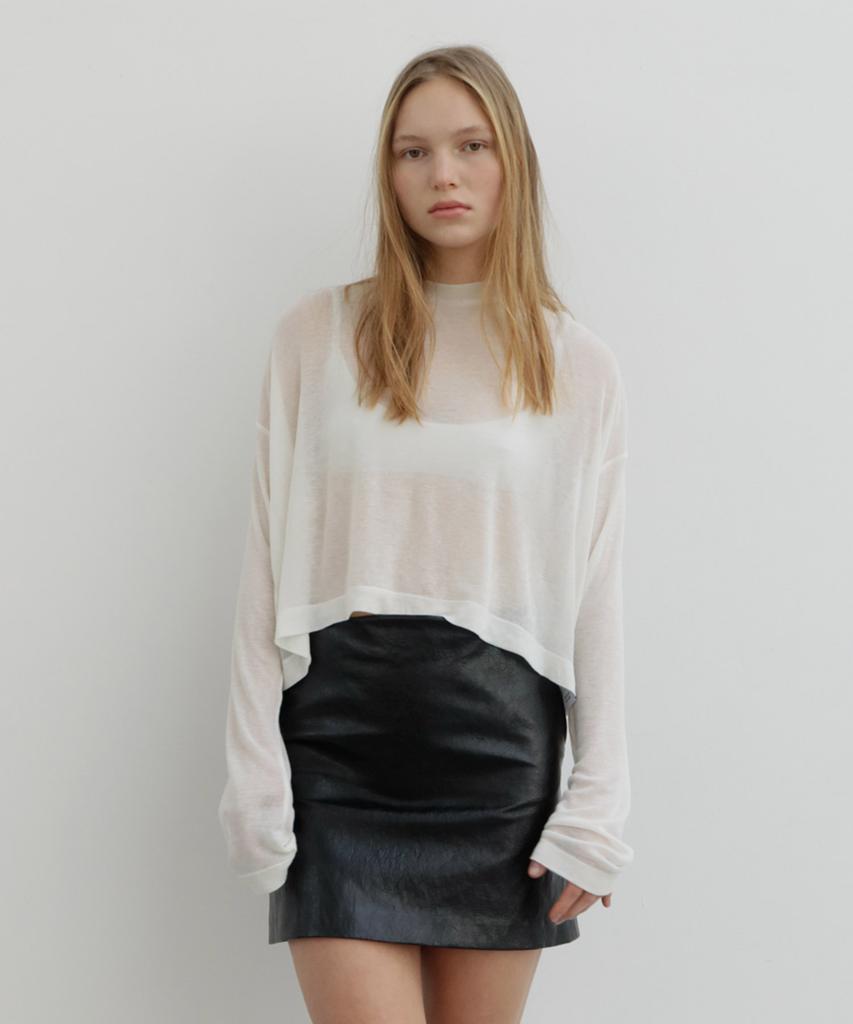 SUSUMU Lyocell Brook Tee - Ecru