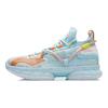 LiNing Flash 6 Shock Absorption Anti-Slip Durable Mid-Top Basketball Shoes Kids Basketball Shoes Blue Orange YKBR024-7
