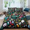 Skateboard Duvet Cover Boys Teens Sports Comforter Cover Microfiber Graffiti Art Twin Bedding Set Double Queen King Size026