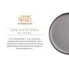 2 Pack Stoneware Salad Plates Microwave Dishwasher Freezer Safe Round Dinnerware Versatile Use Elegant Design Easy Clean