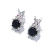 New Year'S Earrings Cute Little Rabbit Zircon Earrings Red Silver Needle Women'S Versatile Small Fragrant Small Earrings