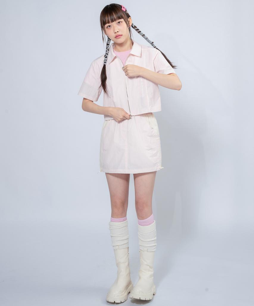 UNUSUALNORMAL Windy Symbol Skirt _ Pink