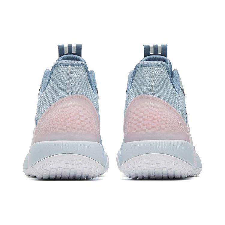 Anta Sapatos de Basquetebol de Cano Baixo Antiderrapantes Duráveis com Rebound Sapatilhas Masculinas Azul Rosa 112241602-3