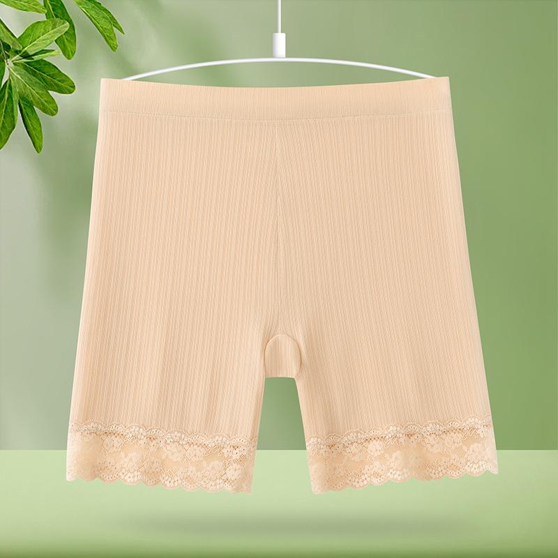 Plus Size Women Spring and Summer Belly Lift Hip Breathable Anti Loose Cotton Crotch No Trace Leggings