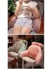Three-Layer Gauze Lumbar Support Pillow for Chair, Sofa, and Bed 