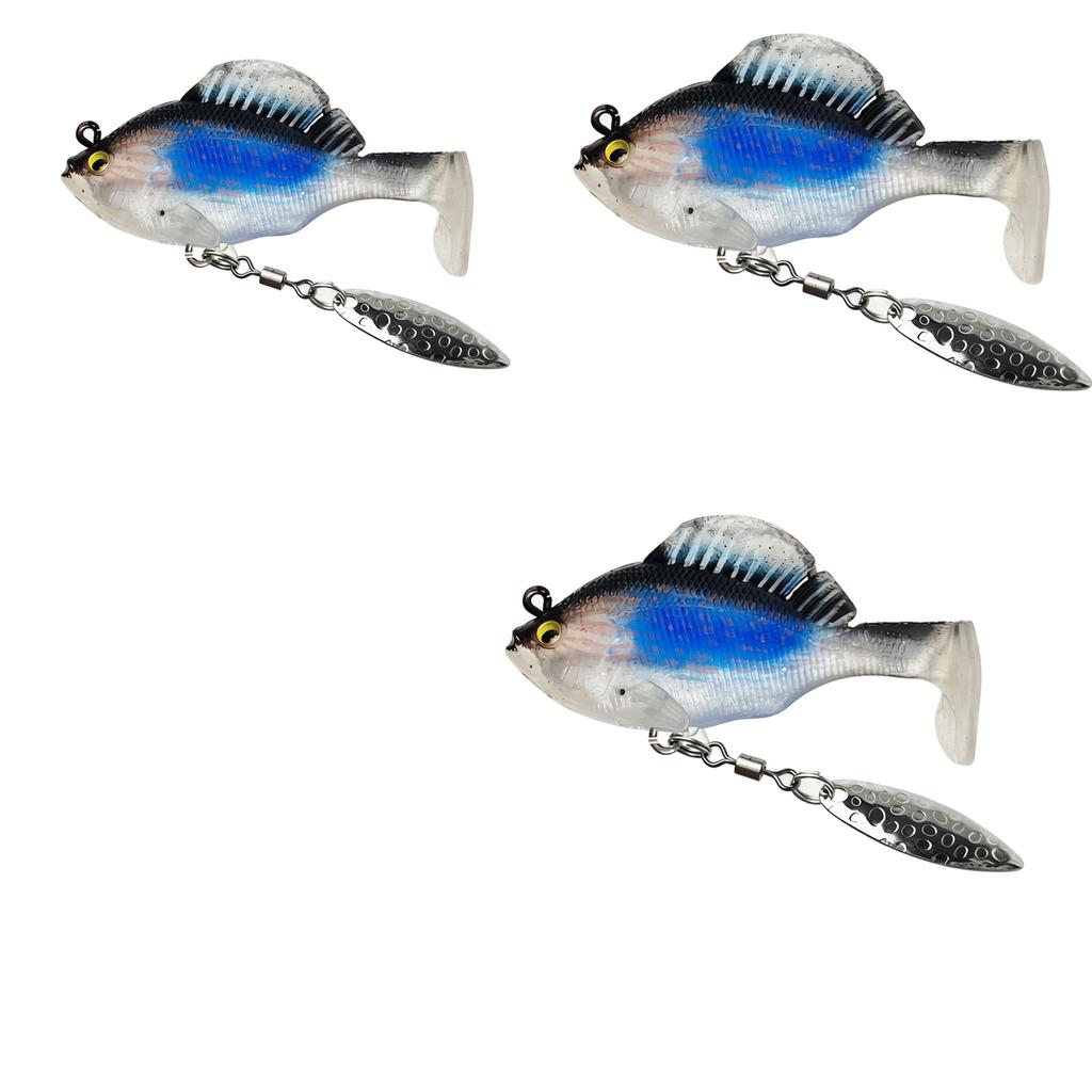 10g Tail Soft Fishing - Weedless Swimbait, Glitter , Casting (3rd )