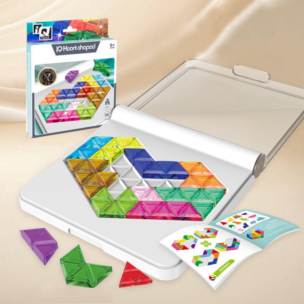 Logical Thinking Training Smart Clearance Tangram Toy Montessori Logical Puzzle Game  Gifts
