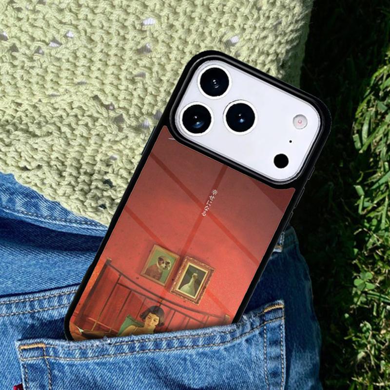 Amelie Filmplakat weiche Handyhülle für IPhone 11 12 13 14 15 16e 17 Pro Max Hülle für IPhone 17 Air