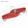 F26C Professional 2-in-1 Center Locator Center Dowel Jig Hole 6-10mm Guide Aluminum Alloy Woodworking Tool