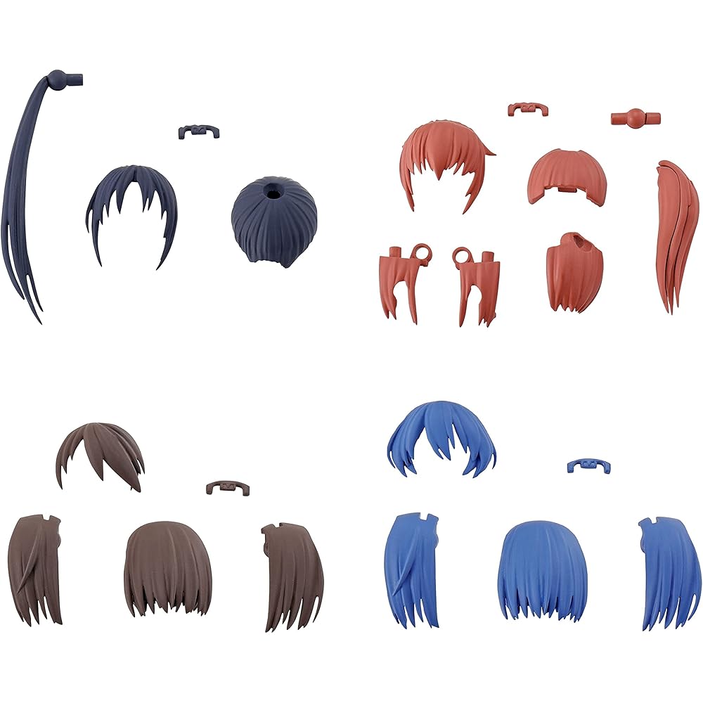 Bandai Spirits 30MS Option Hairstyle Parts Vol.2 Box Set