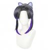 Demon Slayer Kochou Shinobu Cosplay Wig With Butterfly Hair Accessory For Costume Dress Up