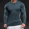 New Outdoor Quick-drying Fitness Clothing Sports Long-sleeved Base Basketball Running Compression Tights High-length Sleeve Men