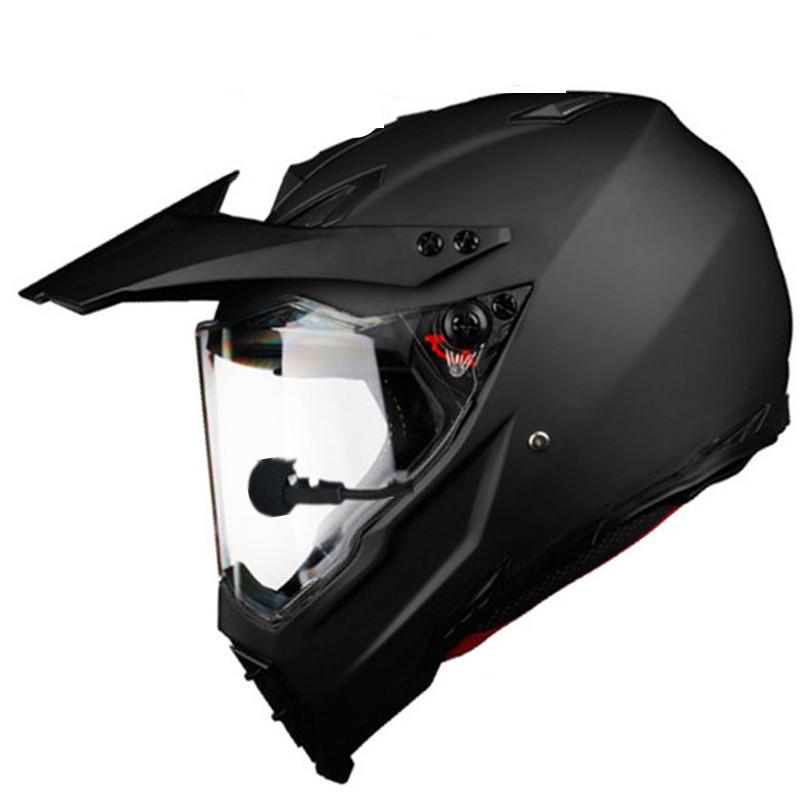Built-in Bluetooth road off-road electric vehicle helmet men's and women's full-covered tension helmet full helmet four seasons