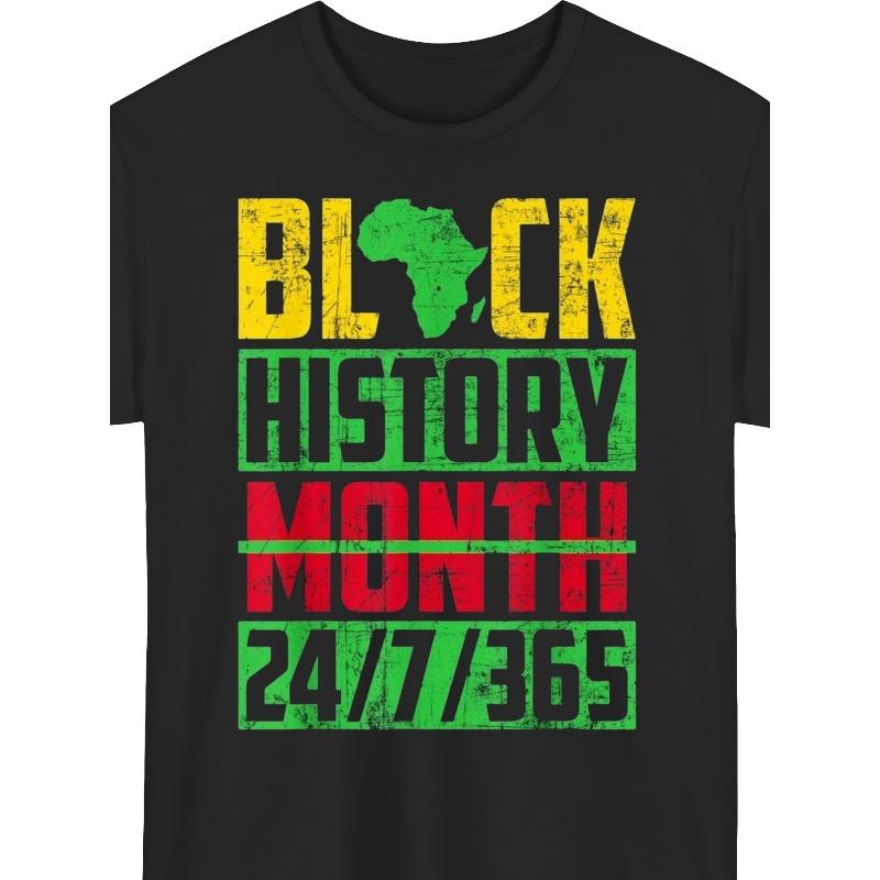 

European sizes Mens T-Shirt | Crew Neck, Regular Fit, Short Sleeve, All-season, Digital Heat Transfer Print 4XL чорний