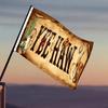 1pc, 2D Flat - 2D Flat - Yee Haw Text with Cactus Cowboy Hat And Boots, Country Western Style 2D Flat Printing, Holiday Celebration Party Design, Outd