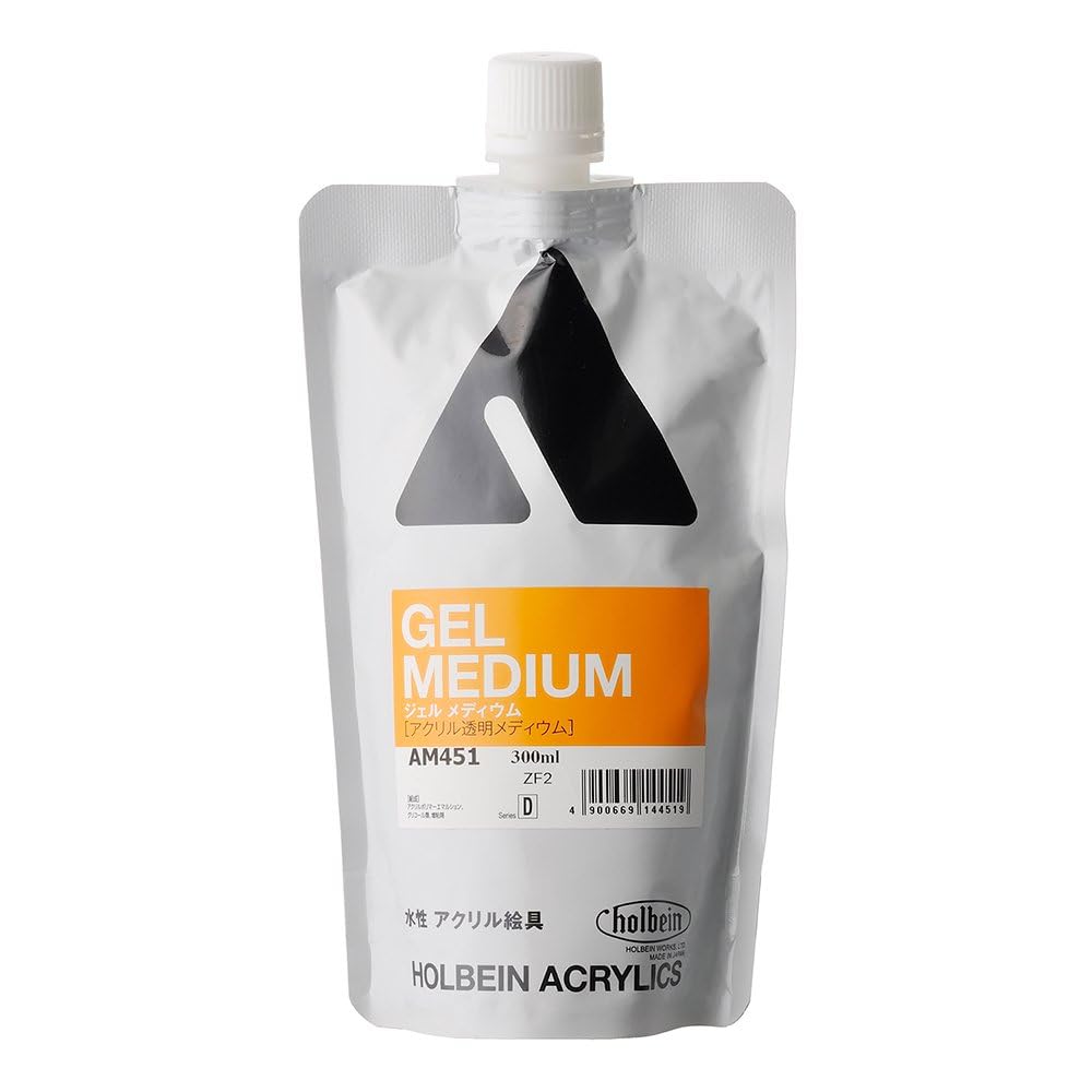 Holbein Acrylic Medium AM451 300ml Gel Medium Acrylic 14451 (Transparent Medium)