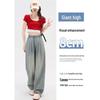 Women’s Tencel Soft Denim High-Waist Loose Jeans – Summer 2024 Retro Wide-Leg Style