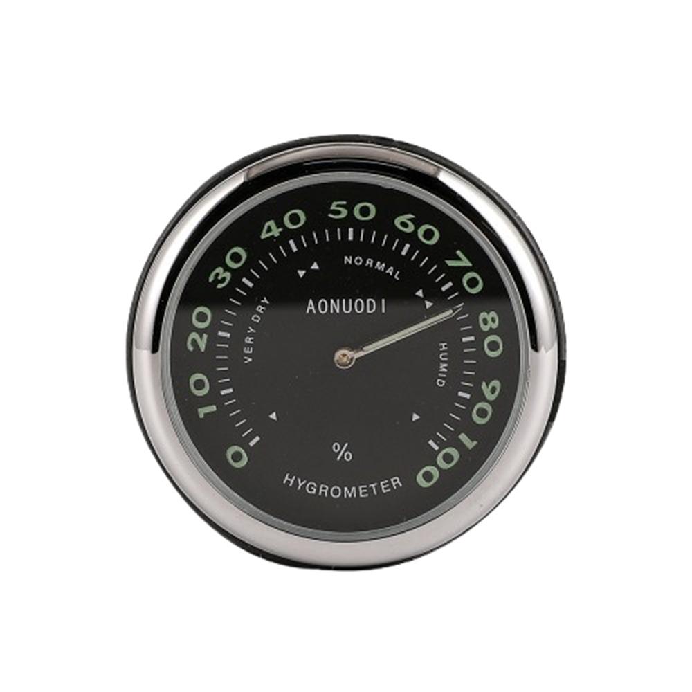 

40mm Diameter Car Digital Thermometer Luminous Car Hygrometer Car Mounted Thermometer Truck Style 8