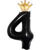 Balon Folie Număr Curcubeu 32 Inch Balon Digital Mini Număr Balon Folie Metalică pentru Petrecere Zi de Naștere Nuntă Decor Fundal