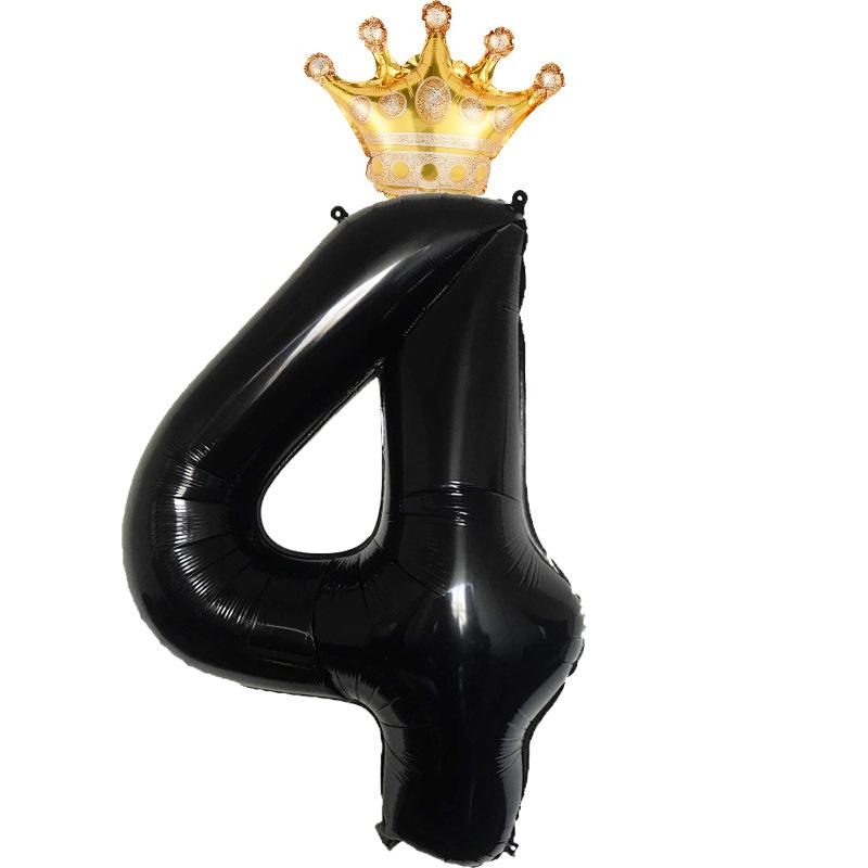 Balon Folie Număr Curcubeu 32 Inch Balon Digital Mini Număr Balon Folie Metalică pentru Petrecere Zi de Naștere Nuntă Decor Fundal