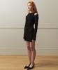 Tobaseu Slim Fit Shoulder Cutout Knit Dress (Ivory)