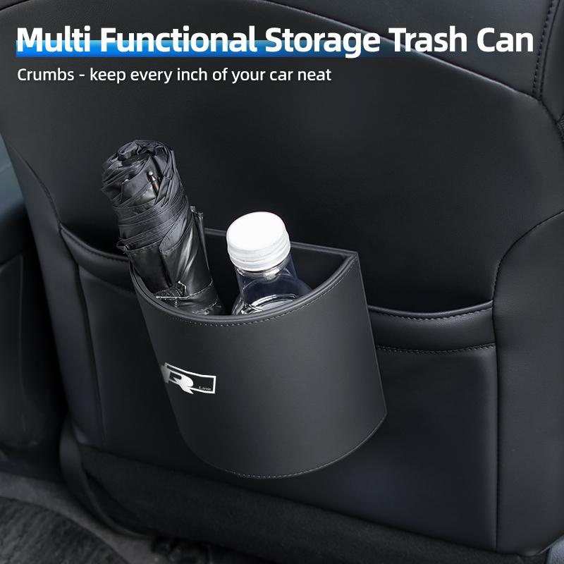 2026 Hot For Volkswagen VW Car Trash Can Bin Organizer Hanging Garbage Storage Box For Volkswagen VW R Line Jetta Golf Beetle CC