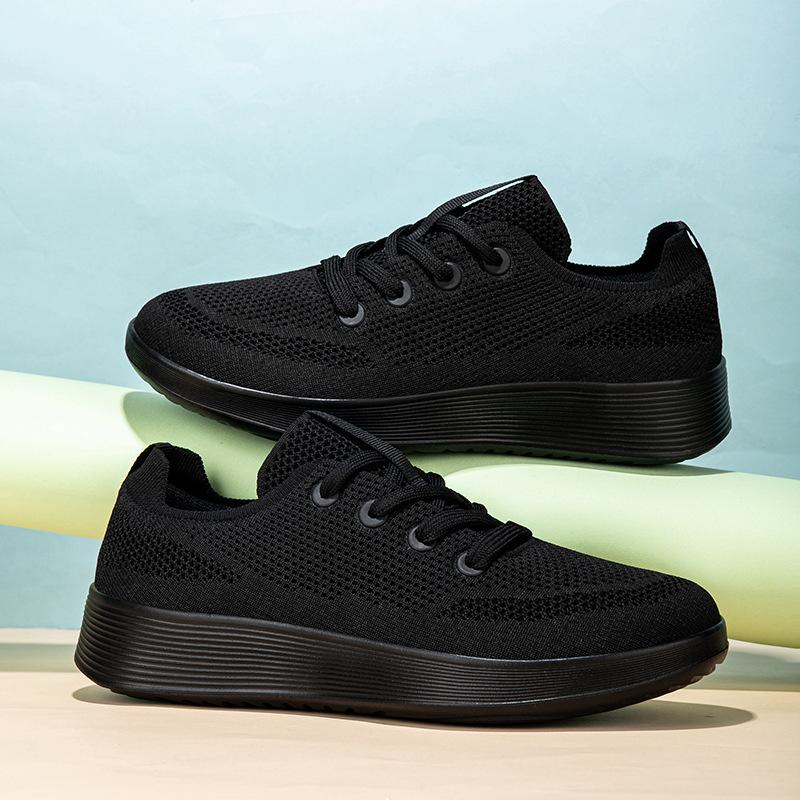 Autumn New Men's Running Shoes Outdoor Casual Breathable Soft Sole Lightweight Shock-absorbing Sports Shoes Couple Shoes
