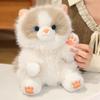 15cm Quietschende Katze Plüschtier Gefüllte Sitzende Stoffpuppe Siamkatze Zeichentricktier Anhänger Taschendekoration Geschenk