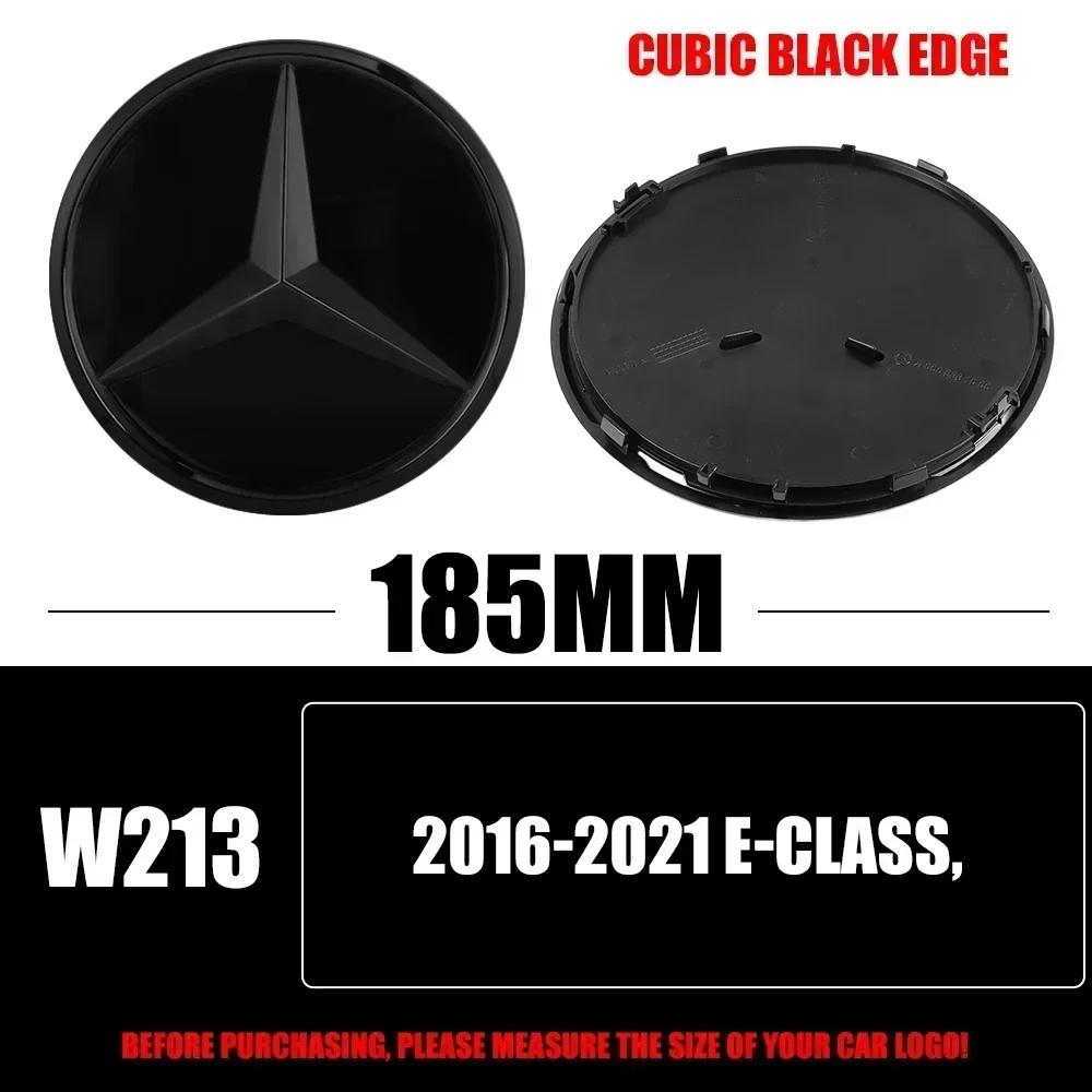 Car Sticker For Mercedes Benz 3D 185MM 205MM Front Grille Star Logo Emblem Badge For Mercedes-Benz C Class W206 W253 GLC GLE V C