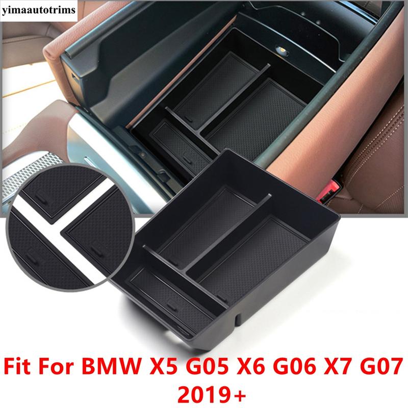 Car Central Console Armrest Storage Box Container Organizer Holder Tray Accessories Fit For BMW X5 G05 X6 G06 X7 G07  - 2024